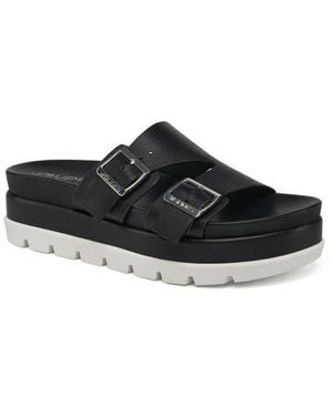 J/Slides Bianca Platform Sandal - Black