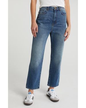 The Great The Barrel Straight Leg Jeans - Blue