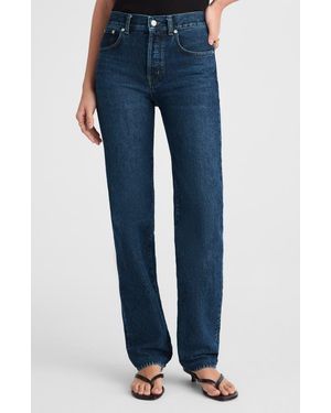 Madewell The Longline Straight Jeans - Blue