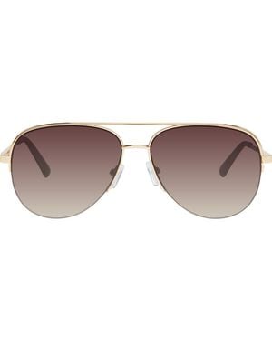 Kurt Geiger 59Mm Aviator Sunglasses - Brown