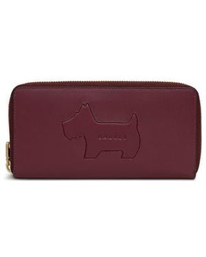 Radley Hadley Lane Large Zip Wallet - Purple
