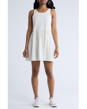 Hurley New Heights Fit & Flare Dress - White