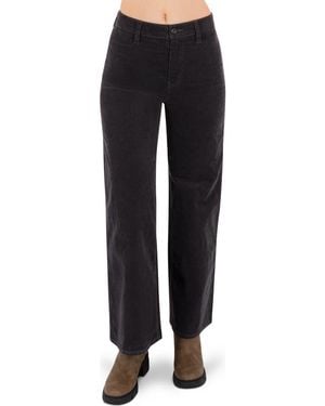 Hurley Wide Leg Corduroy Pants - Black