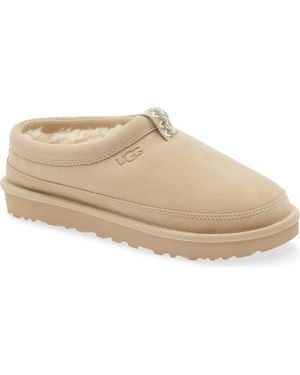 UGG Rozman Leather Genuine Shearling Slipper - Natural