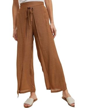 Wishlist Tulip Drawstring Pants - Brown