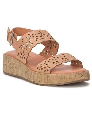 Lucky Brand Elsie Wedge Sandal - Brown
