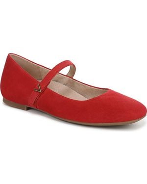 Vionic Alameda Mary Jane Flat - Red