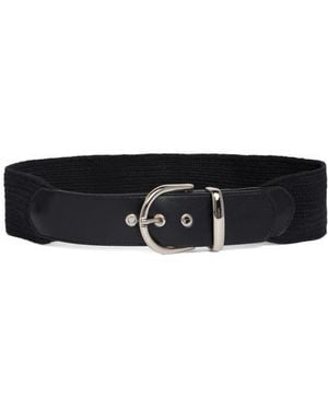 Steve Madden Woven Stretch Belt - Black