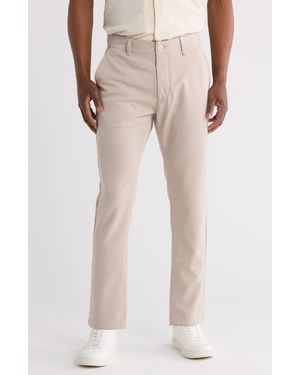 Denim and Flower City Flat Front Pants - Natural