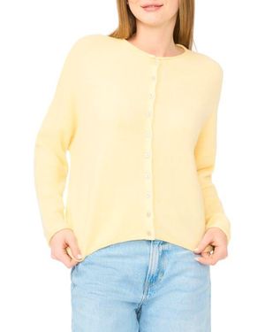 Cece Roll Neck Cardigan - Yellow