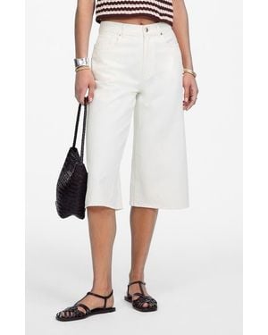 Madewell Denim Culottes - White