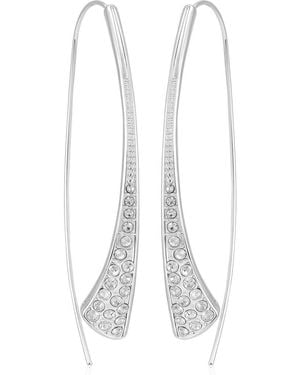 Vince Camuto Crystal Threader Earrings - White