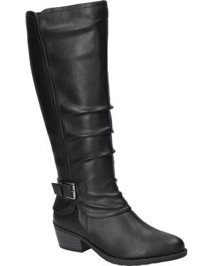 Easy Street Tenille Knee High Boot - Black