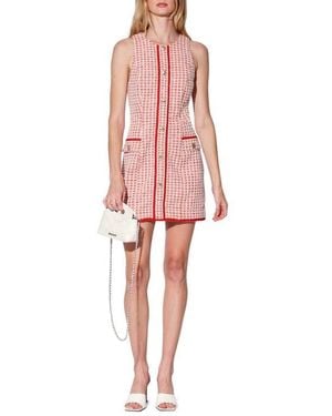 Walter Baker Alexia Tweed Minidress - Pink