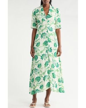 Love By Design Isla Crepe Midi Dress - Green