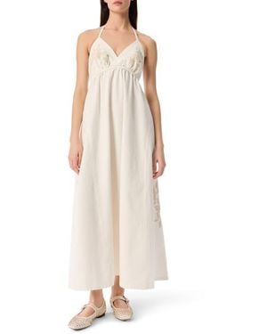Robert Rodriguez Neakita Halter Dress - Natural