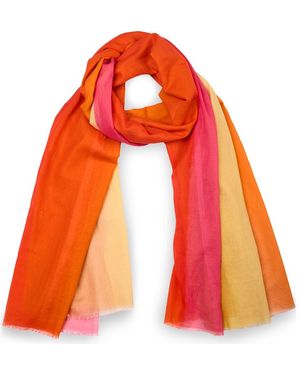 Saachi Summer Gradient Scarf - Orange