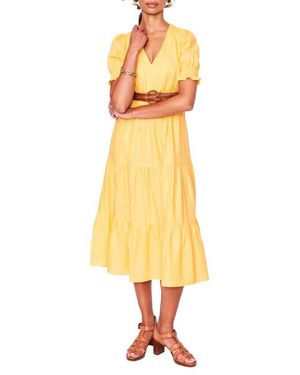 long sleeve glitter dress uk Halter Fit & Flare Gold Dress-Gold main image 0