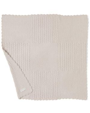 Barefoot Dreams Cozychic Heirloom Receiving Blanket - White