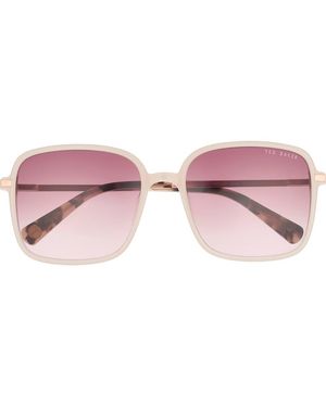 Ted Baker 57Mm Gradient Square Sunglasses - Pink