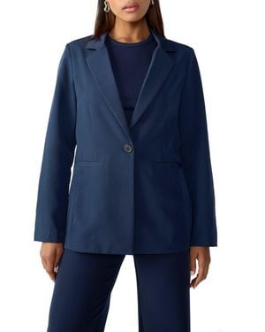 Sanctuary Bryce Woven Blazer - Blue