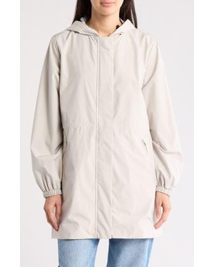 Save The Duck Fiorella Hooded Windbreaker Jacket - White