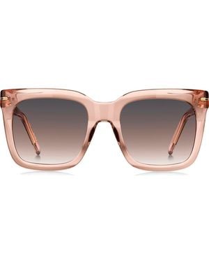 BOSS 54Mm Oversize Square Sunglasses - Pink