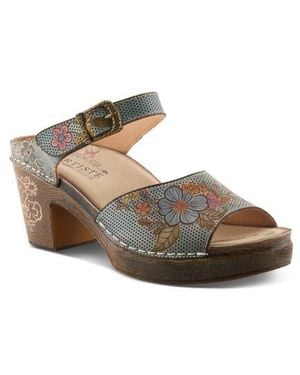 Spring Step Japhette Platform Sandal - Brown