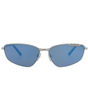 Balenciaga 60Mm Square Sunglasses - Blue