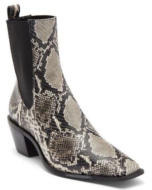 Reformation Western Roberta Ankle Bootie - Multicolor