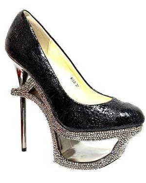 Lady Couture Platform Stiletto Pump - Black