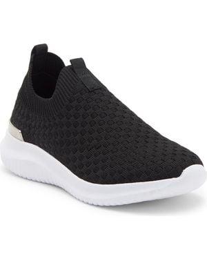 Anne Klein Murphie Knit Slip-On Sneaker - Black
