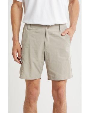 Columbia Six Rivers Nylon Cargo Shorts - Natural