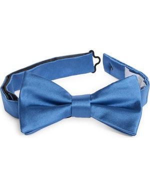 Nordstrom Rack Satin Solid Bow Tie - Blue