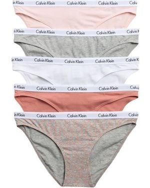 Calvin Klein Logo Bikini - Gray