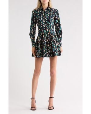 Ulla Johnson Nanette Long Sleeved Cotton Minidress - Black