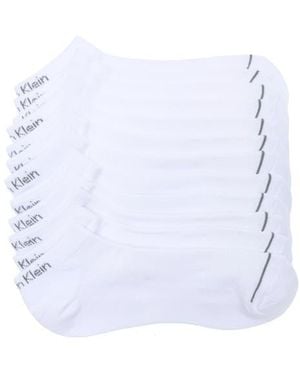 Calvin Klein 12-Pack Ankle Socks - White