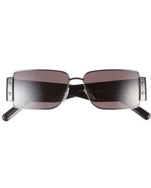 MCM 55Mm Rectangular Sunglasses - Brown