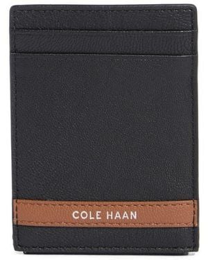 Cole Haan Veronique Leather Card Case - Black