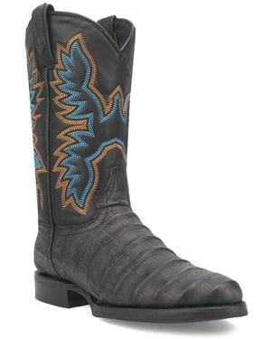 Dingo Trail Boss Alligator Embossed Cowboy Boot - Gray