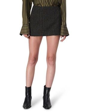 Rag & Bone Christine Tweed Miniskirt - Black