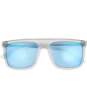Vince Camuto 55Mm Flat Top Square Sunglasses - Blue