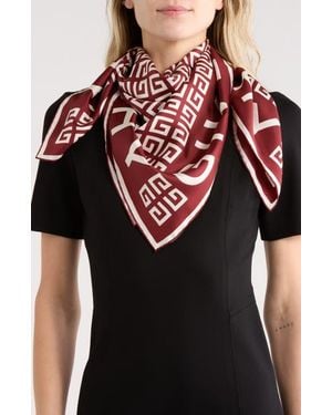 Givenchy 4G Small Silk Square Scarf - Black