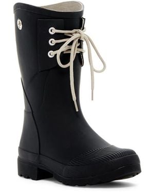 Nomad Kelly B Lace-Up Waterproof Rain Boot - Black