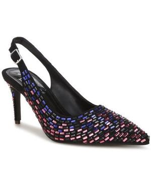 LONDON RAG Lutina Mirrored Jewel Slingback Pump - Blue