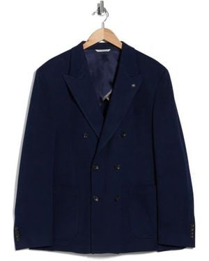 Jack Victor Hall Tailored Fit Wool Sportcoat - Blue