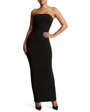 Naked Wardrobe Strapless Maxi Dress - Black
