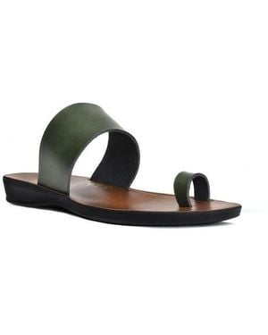 Aerosoft Viewl Vintage Arch Toe Loop Sandal - Black