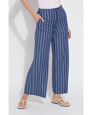 Lyssé Serafina Wide Leg Pants - Blue