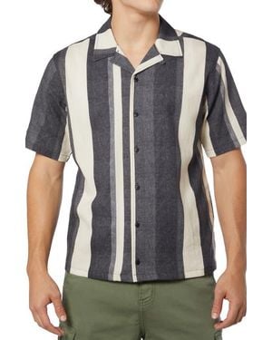 Ezekiel Newcastle Short Sleeve Cotton Camp Shirt - Black